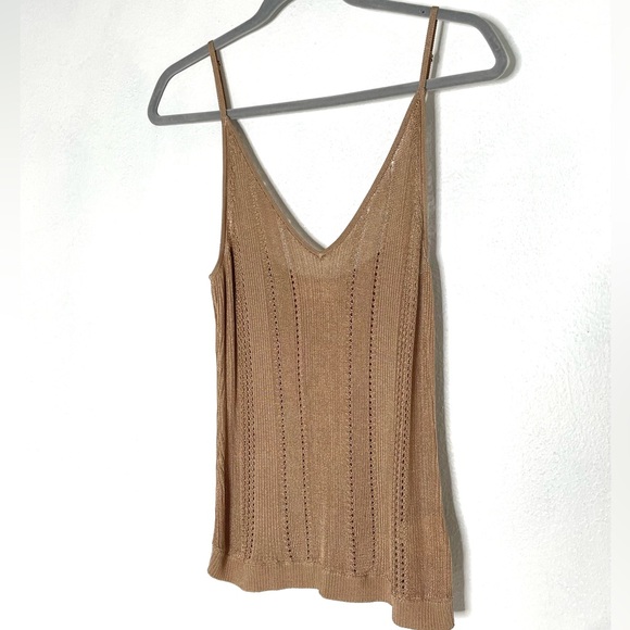 L'AGENCE Beige Knit Tank Top - Picture 5 of 13